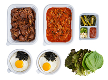 열탄불고기 세트(매운맛/간장맛)