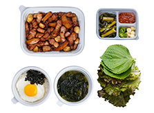 직화삼겹도시락 (1인)